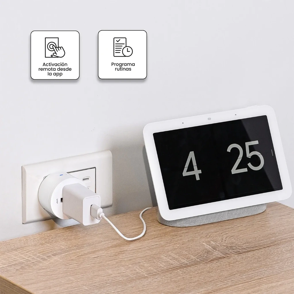 Toma Corriente Inteligente para hogar y recarga de baterías de vehículo eléctrico (1 unidad)